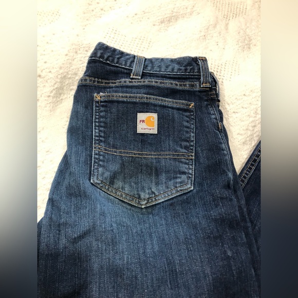 Carhartt Other - Carhartt Men’s Dark Blue Denim Relaxed Jeans